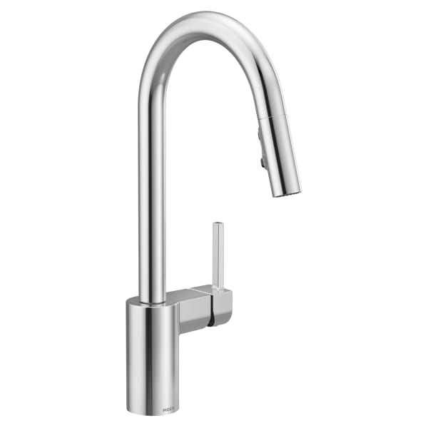 Moen Align Single-Handle Pull-Down Sprayer Kitchen Faucet with Reflex and Power Clean in Chrome