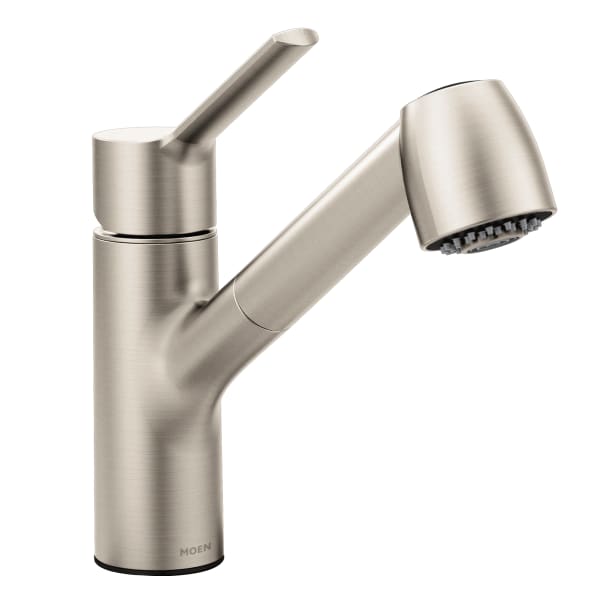 Moen Method Single-Handle Pull-Out Sprayer Kitchen Faucet with Power Clean in Spot Resist Stainless