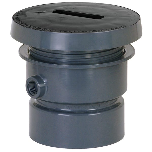 4" Solvent Weld FinishLine Rough-In Drain Body Only PVC
