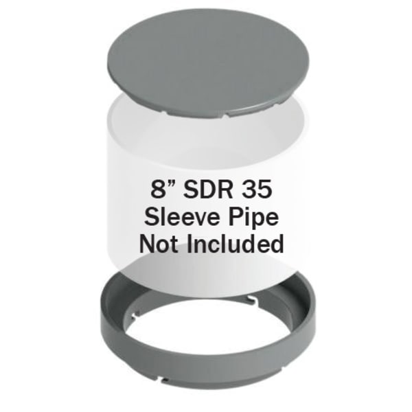 Collar & Lid for Shallow Access Sleeve