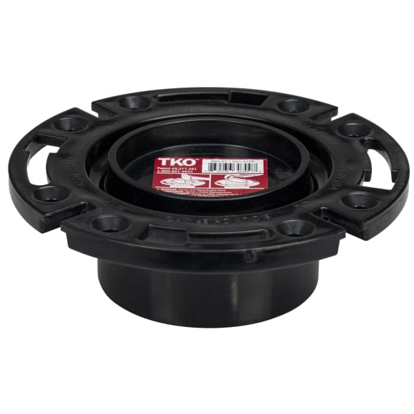 ABS/DWV Knockout Closet Flange 3" Hub or 4" Insert