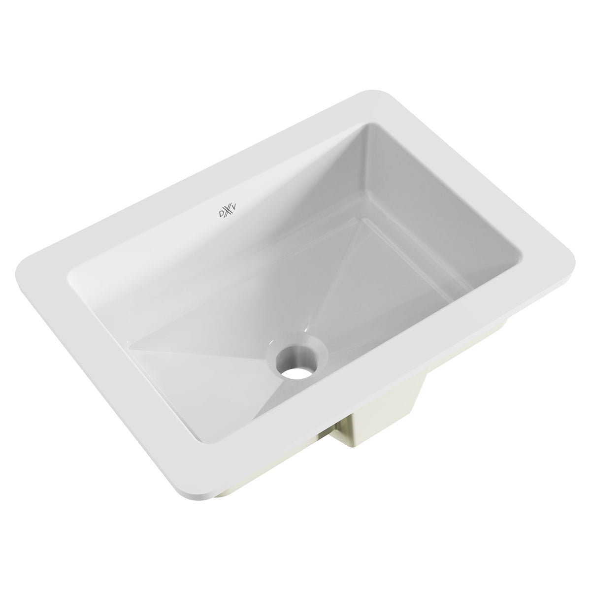 DXV POP® Petite Rectangular Sink in CANVAS WHITE