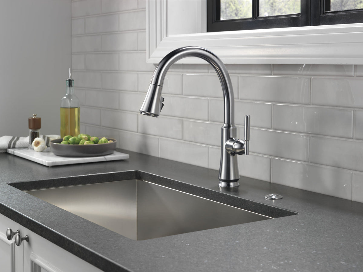 Delta Air Switch with Dual Outlet Arctic Stainless