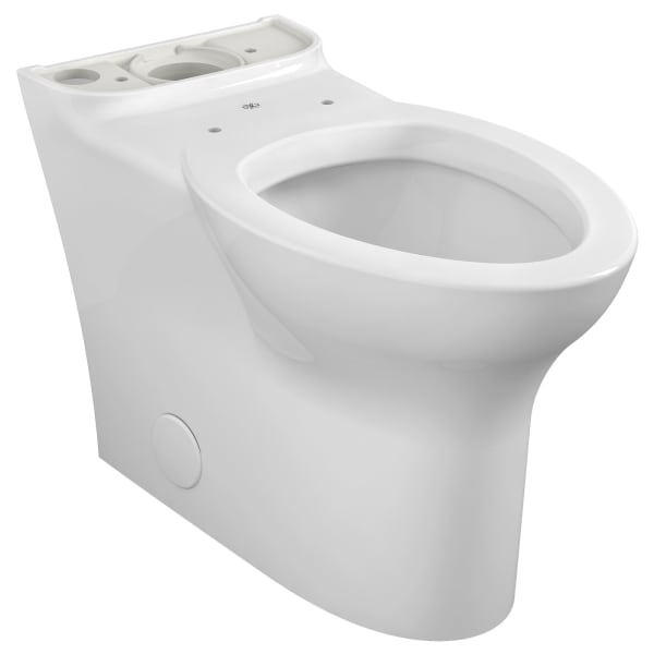 Equility® Chair Height Elongated Toilet Bowl with Seat in CANVAS WHITE