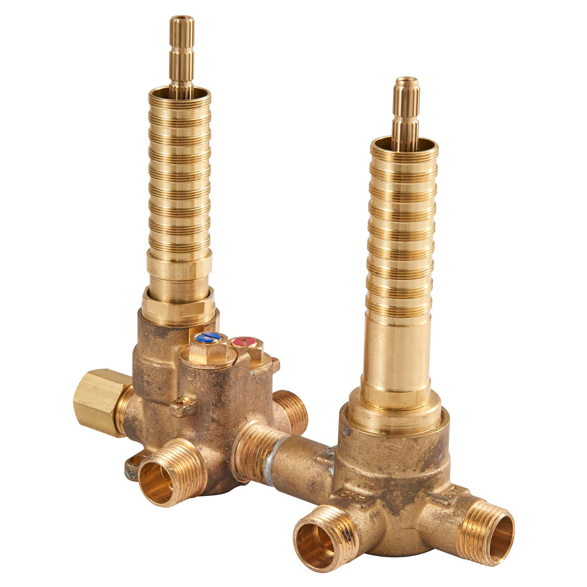 DXV 2-Handle Thermostatic Rough Valve with 2-Way Diverter Non-Shared Functions
