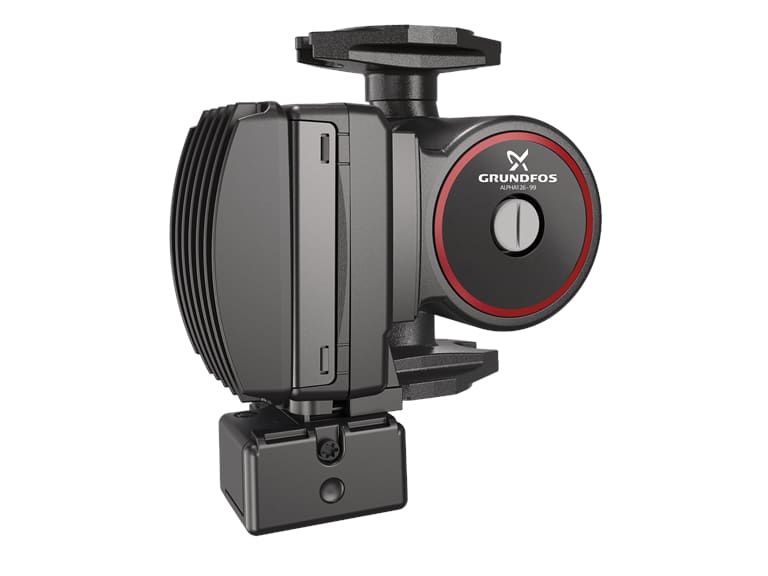 Grundfos 99490914 ALPHA1 26-99F Variable Speed ECM Circulator, Cast Iron, Flanged, 1/6 HP, 115V
