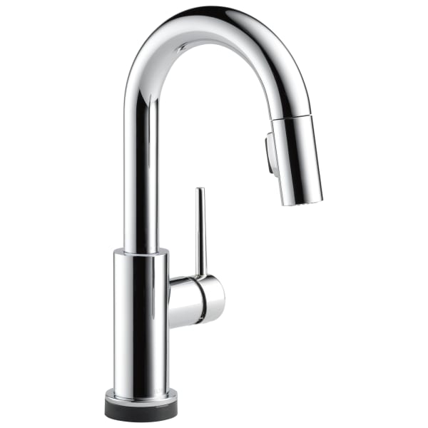 Delta Trinsic® Single Handle Pull-Down Bar / Prep Faucet with Touch2O® Chrome