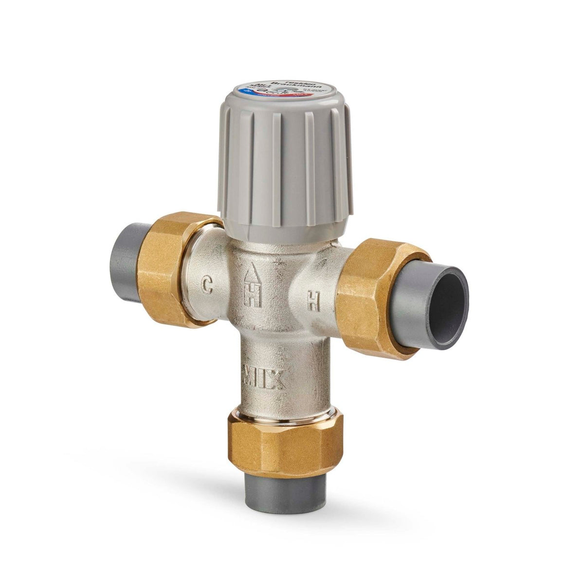 Resideo AM100-UCPVC-1LF/U AM-1 Lead Free Mixing Valve, 1/2 in CPVC Union, 100–145°F