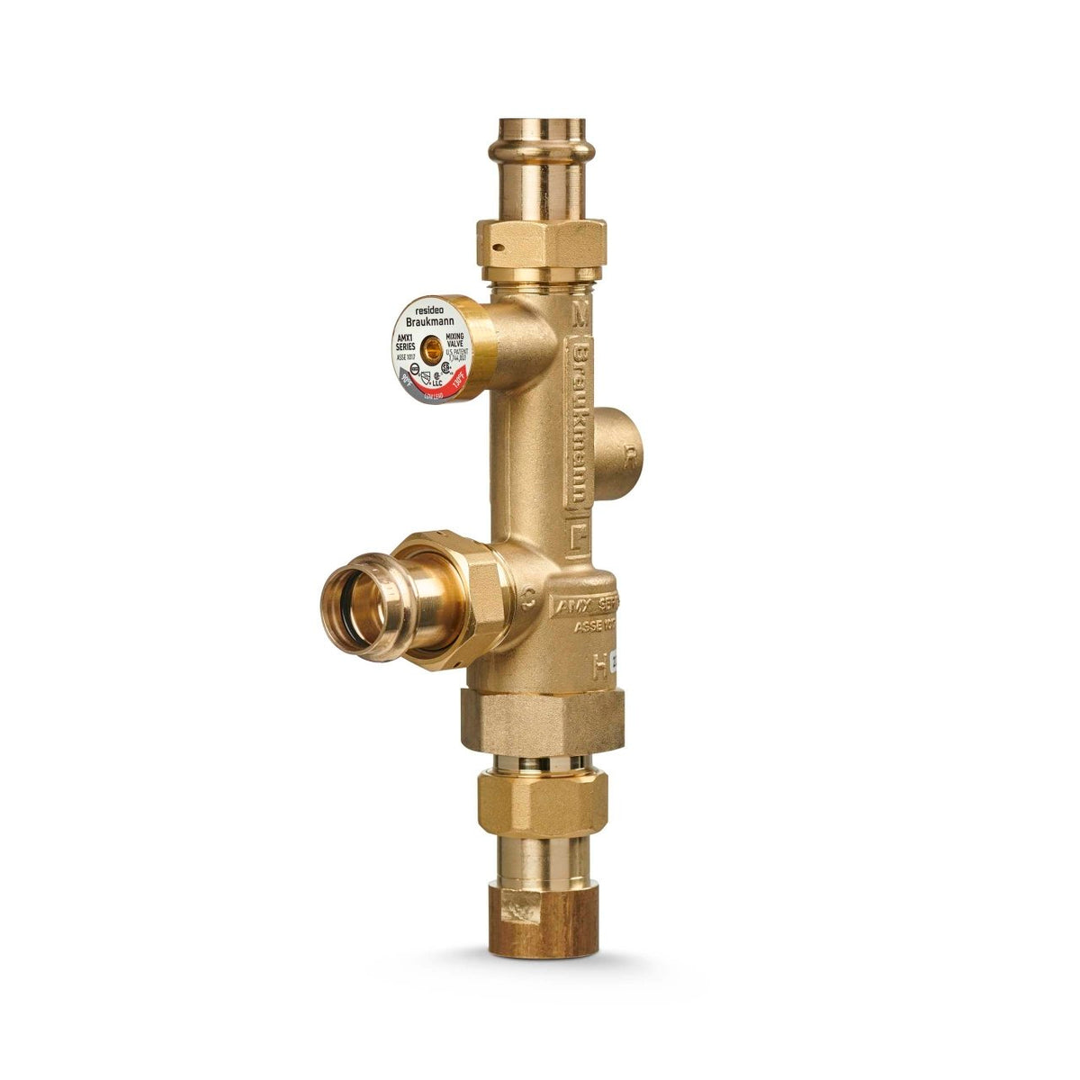 Resideo AMX102-UP-1LF/U AMX Lead Free Mixing Valve, 1 in Press