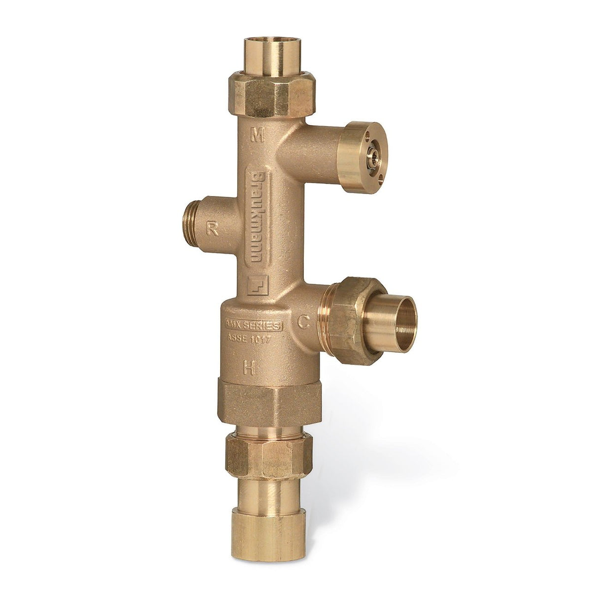 Resideo AMX102-US-1LF/U AMX Lead Free Mixing Valve, 1 in Sweat Union, 90–130°F