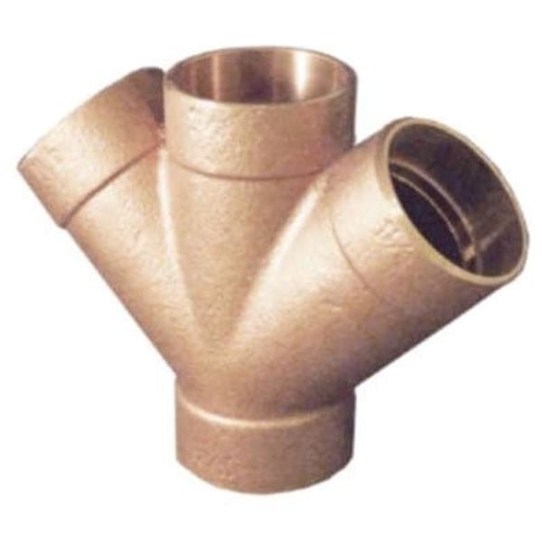 1-1/2" Copper Fittings - DWV - Double Wye C x C x C x C