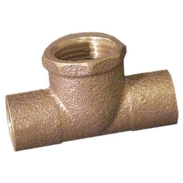 3/4" Copper Sweat Fittings - Tee C x C x FPT