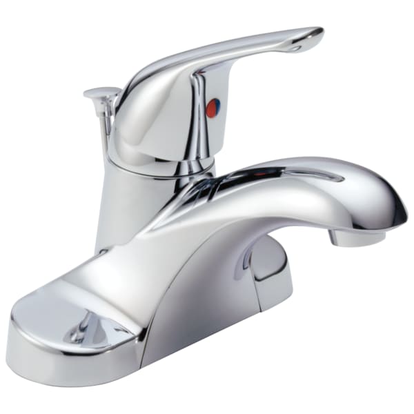 Delta Foundations® Single Handle Centerset Bathroom Faucet Chrome