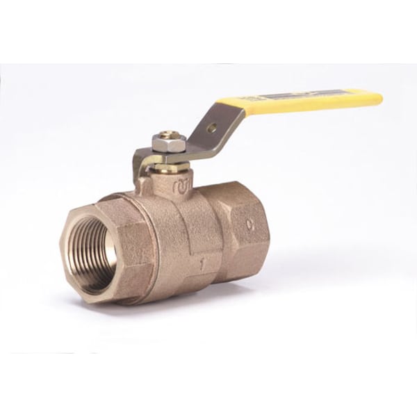 1" - FIP x FIP - Bronze, Standard Port - Ball Valve - 150 SWG - 600 WOG, RPTFE Seat, Stainless Steel Ball -