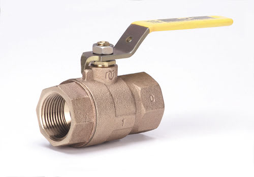 Milwaukee Valve BA-100-A-114 1-1/4" - FIP x FIP - Bronze, Standard Port - Ball Valve - 150 SWP - 600 WOG, RPTFE Seat, Stainless Steel Ball