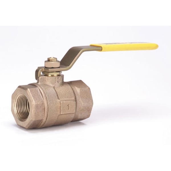 2" - FIP x FIP - Bronze, Full Port - Ball Valve - 150 SWG - 600 WOG, RPTFE Seat, Stainless Steel Ball -