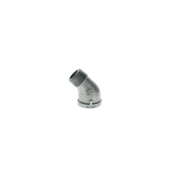 3/4" - Galvanized Street Elbow - 45°