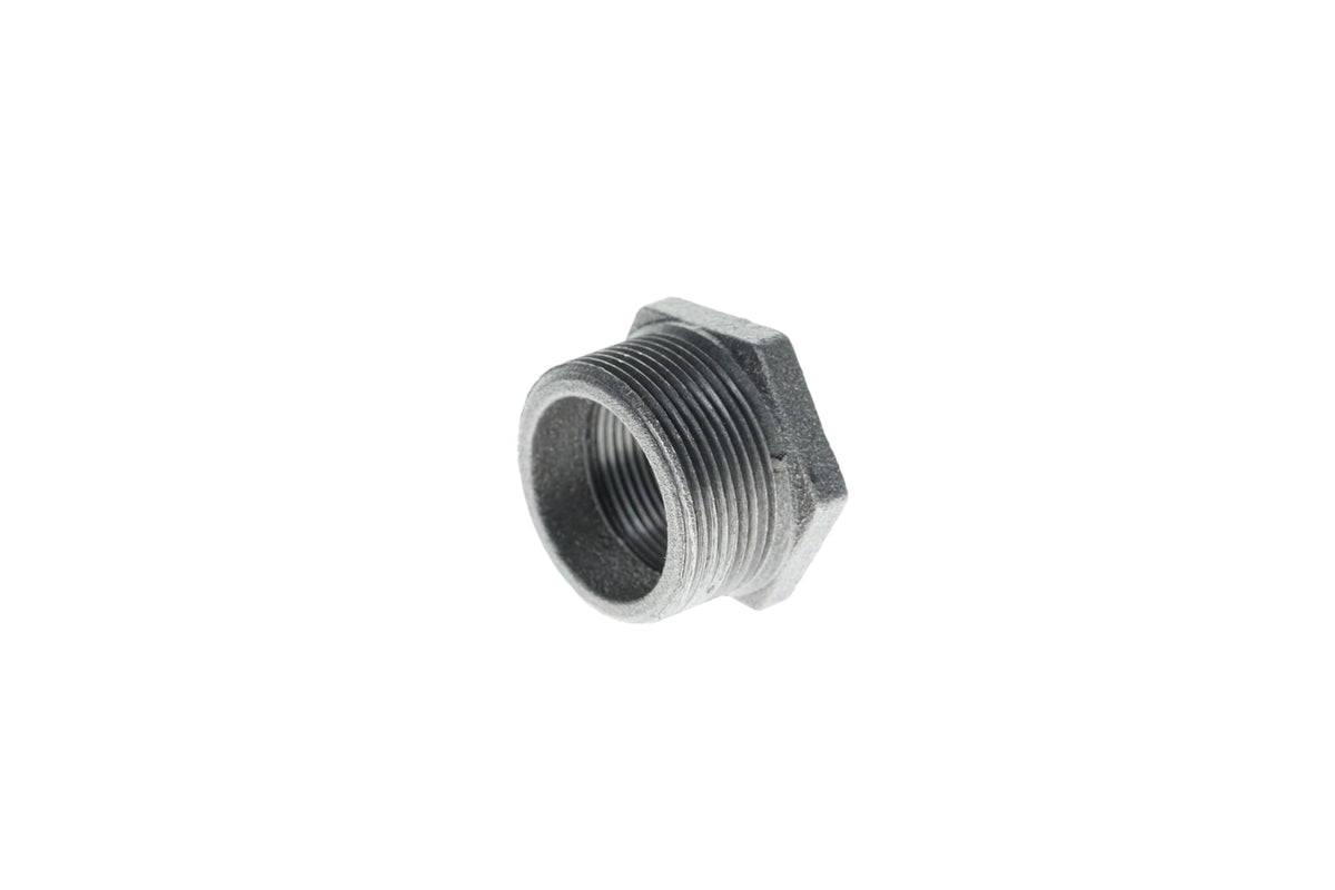 Mueller Streamline 2" x 3/4" - Galvanized Bushing - MPT x FPT