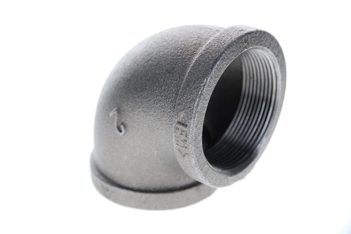 Mueller Streamline 3" Black Iron Elbow - 90°
