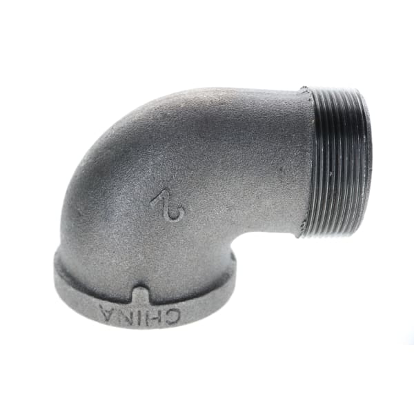 2" Black Iron Elbow - 90° (Street)