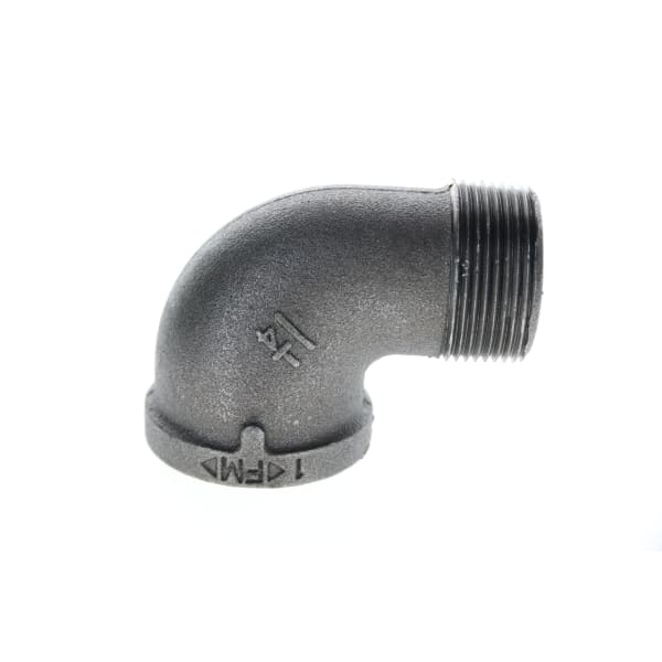1-1/4" Black Iron Elbow - 90° (Street)