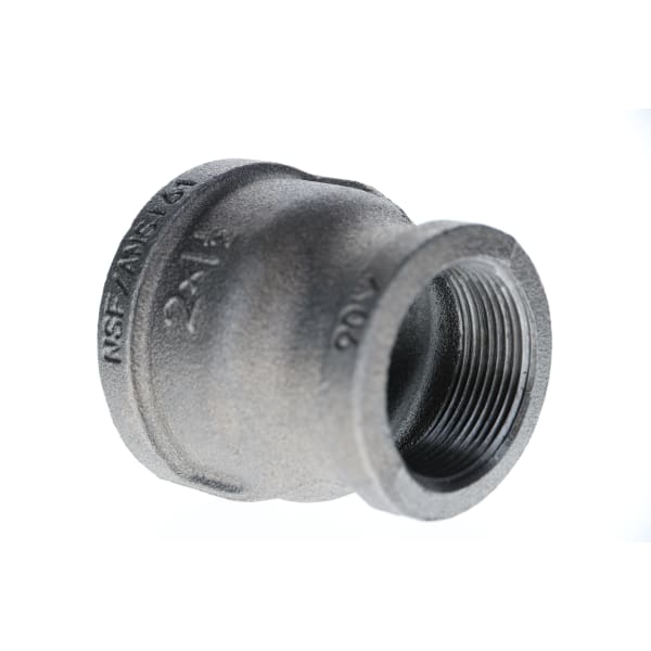2-1/2" x 2" Black Iron Coupling