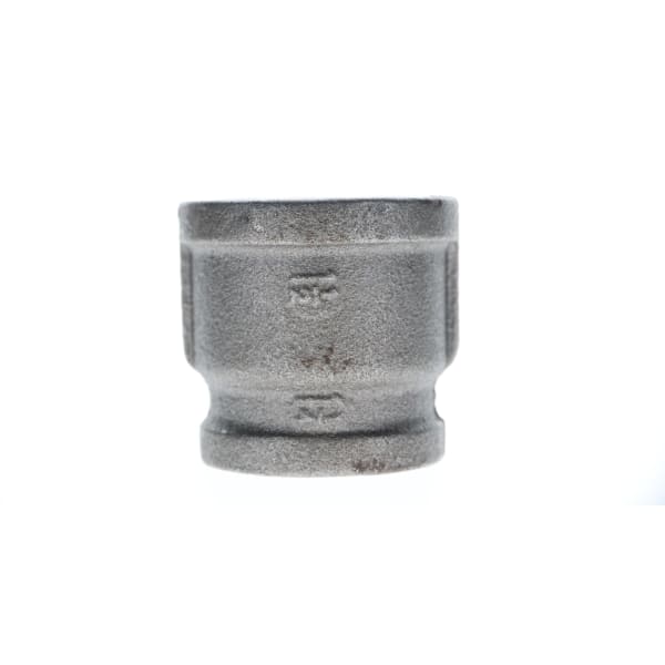 1-1/2" x 1-1/4" Black Iron Coupling