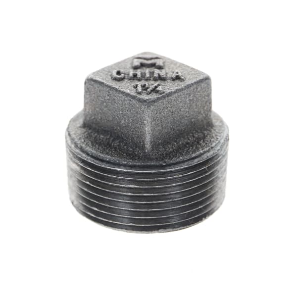 1-1/4" Black Iron Plug