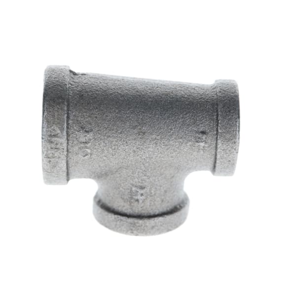 3/4" x 1/2" x 1/2" Black Iron Tee