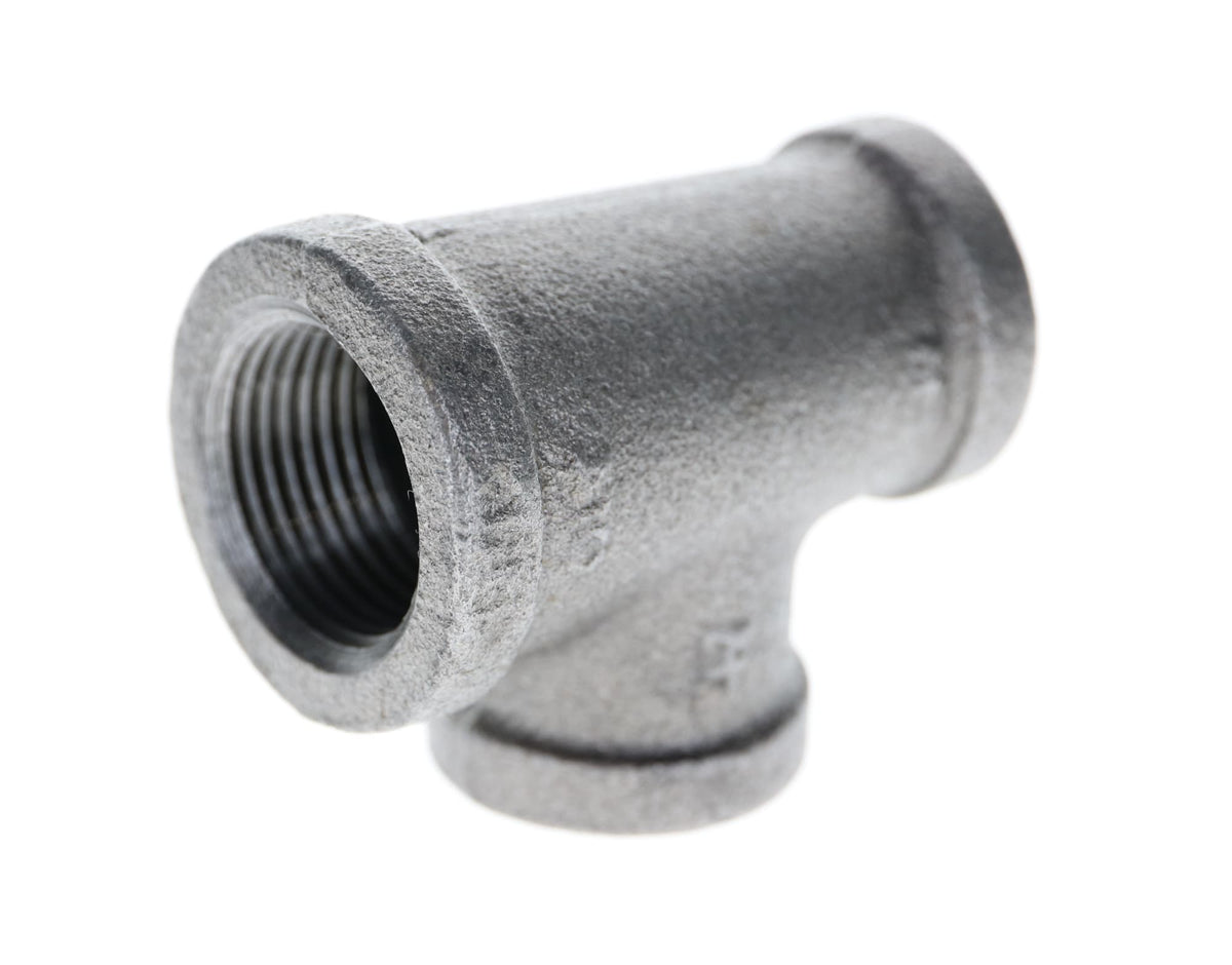 Mueller Streamline 3/4" x 1/2" x 1/2" Black Iron Tee