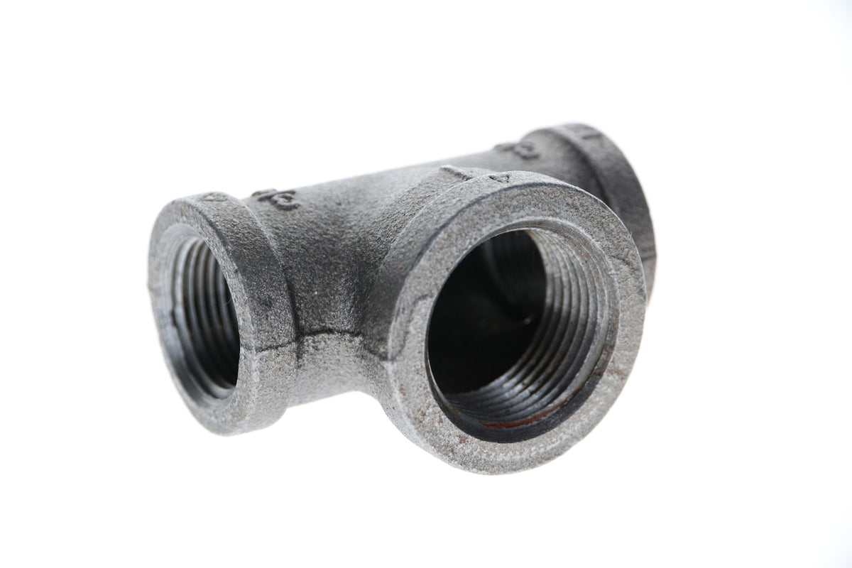 Mueller Streamline 1/2" x 1/2" x 1" Black Iron Tee