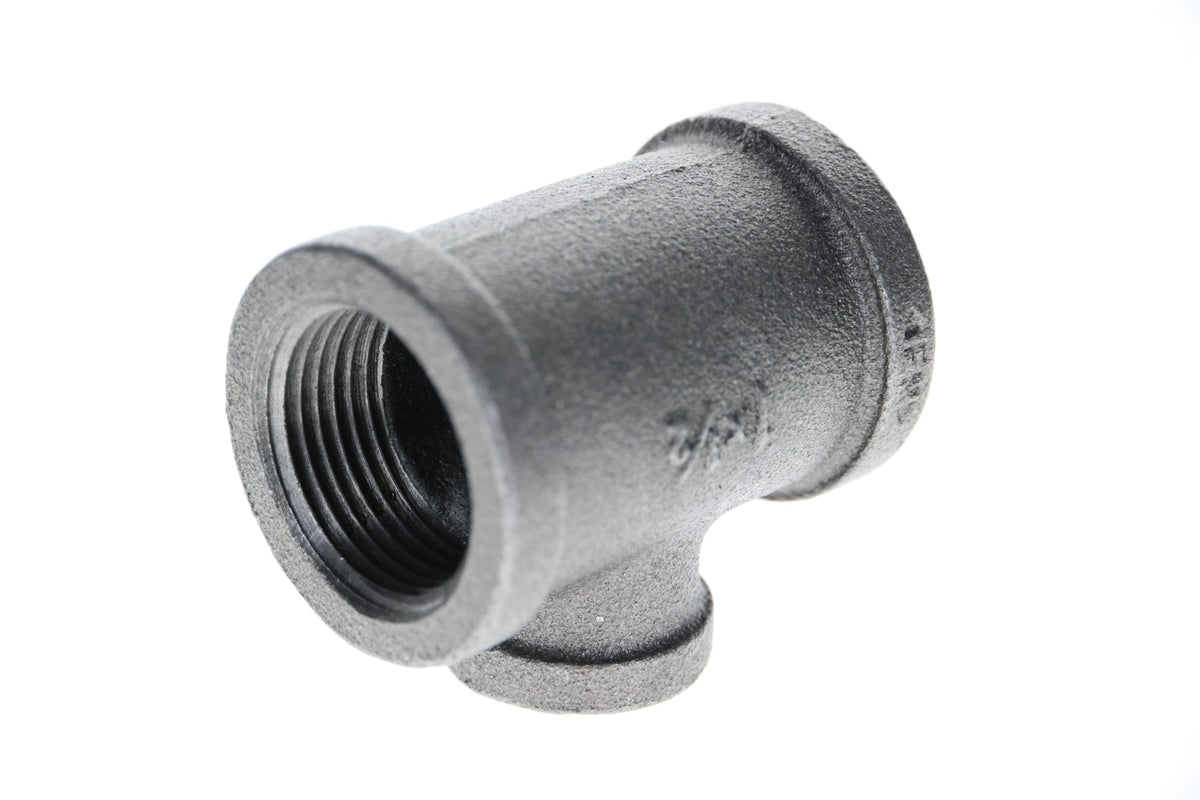 Mueller Streamline 1" x 1" x 1/2" Black Iron Tee
