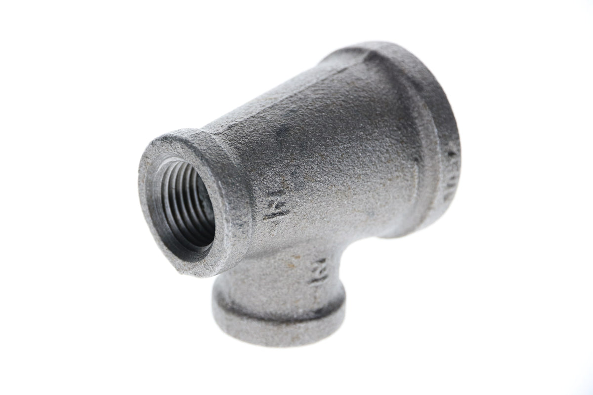 Mueller Streamline 1" x 1/2" x 1/2" Black Iron Tee