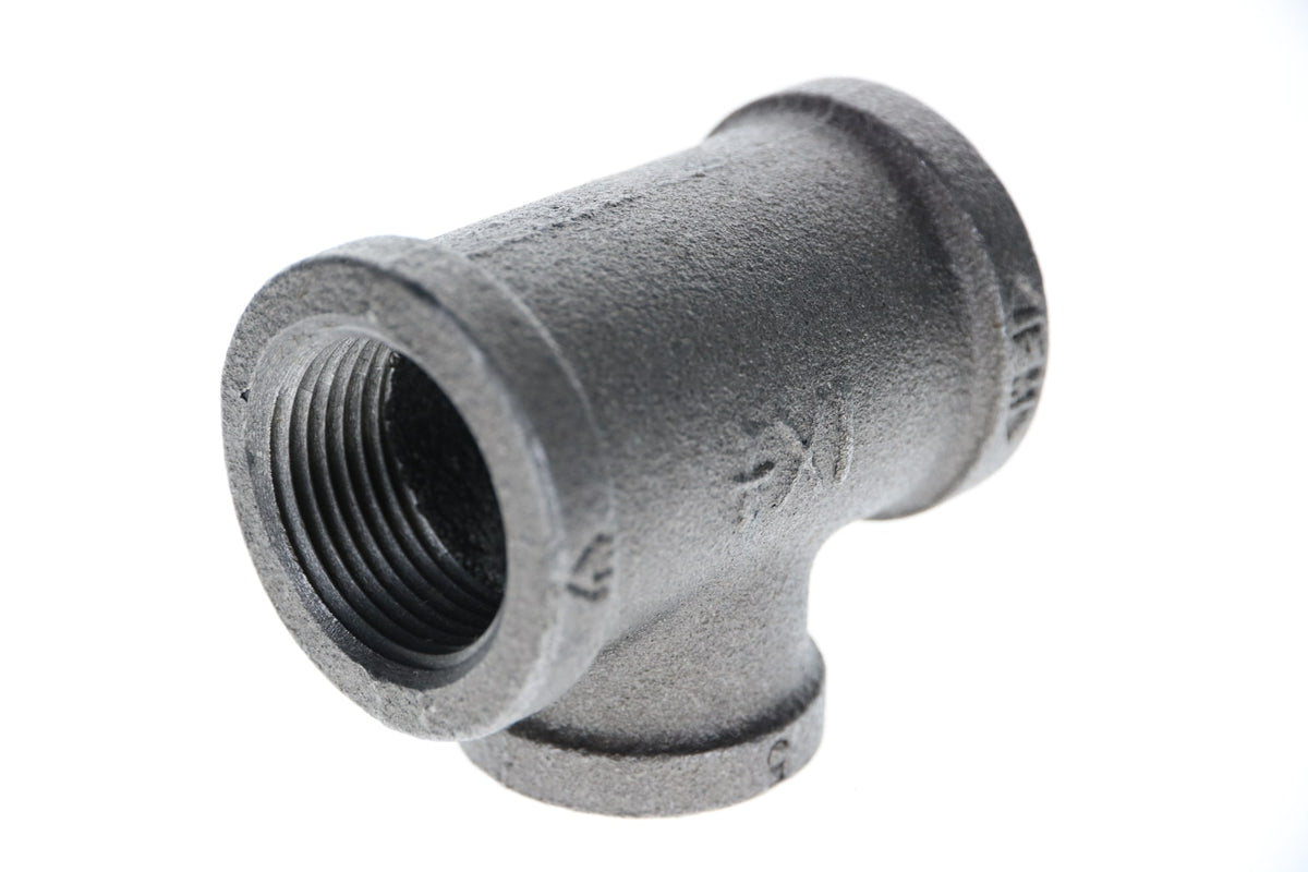Mueller Streamline 1" x 1" x 3/4" Black Iron Tee