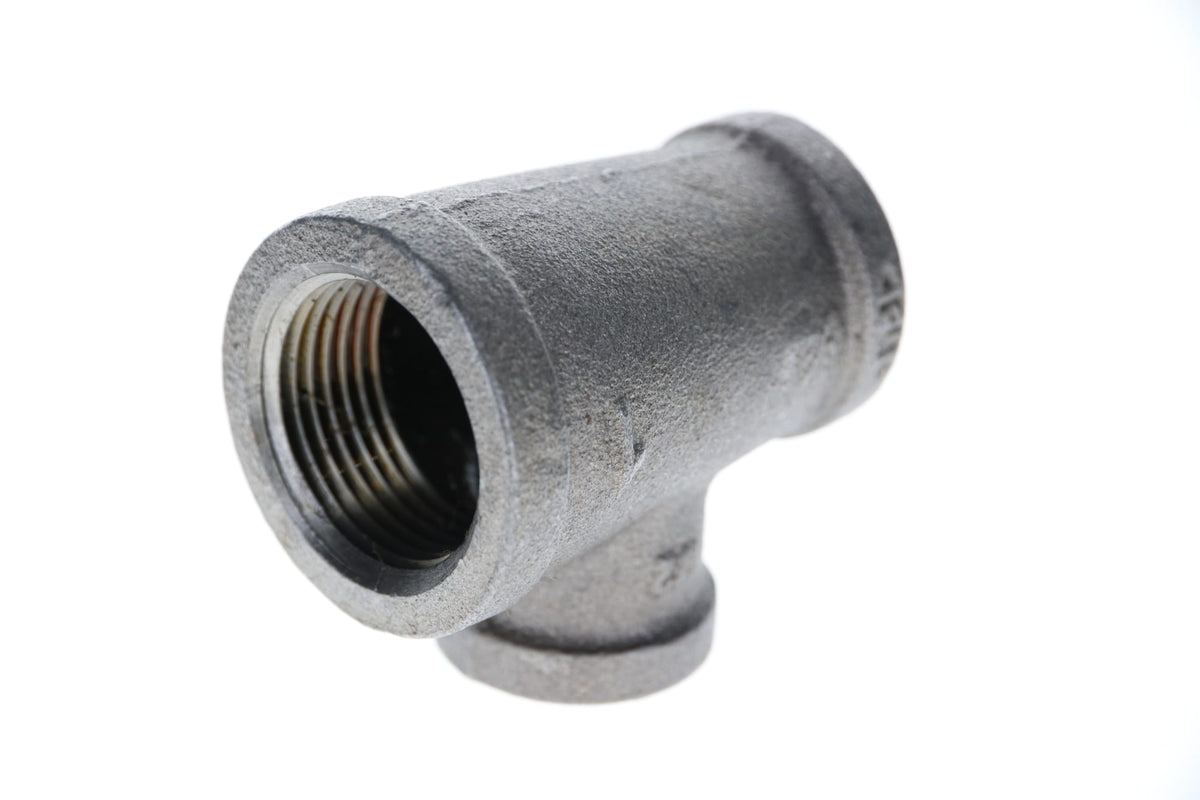 Mueller Streamline 1" x 3/4" x 1/2" Black Iron Tee