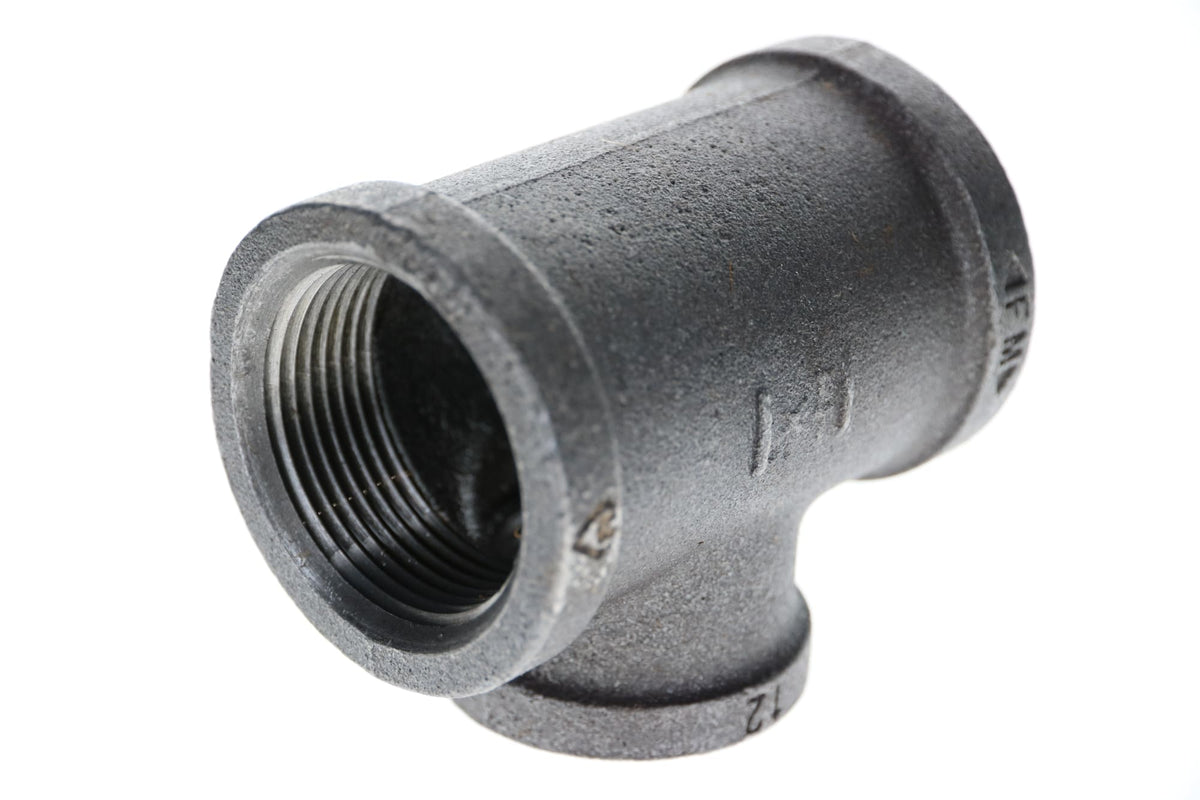 Mueller Streamline 1-1/4" x 1-1/4" x 1" Black Iron Tee