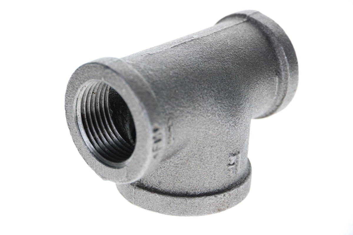 Mueller Streamline 1" x 1" x 1-1/8" Black Iron Tee