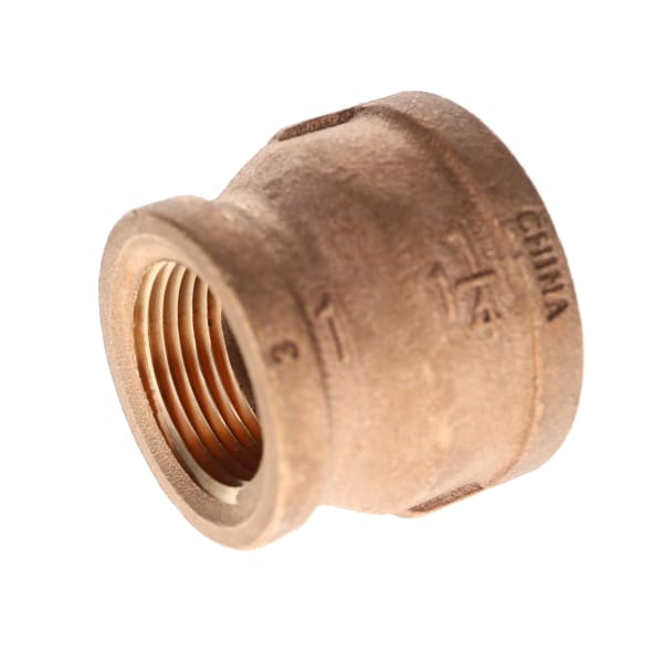 1-1/4" x 3/4" - Brass Reducing Coupling
