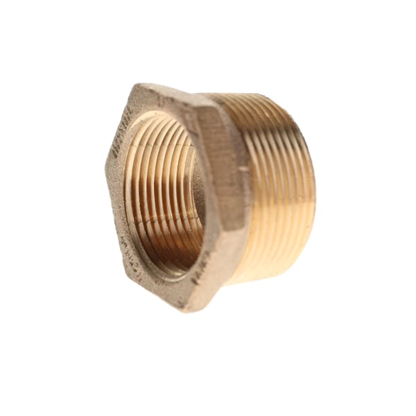 1-1/2" x 1-1/4" - Brass Bushing - FIP x MIP
