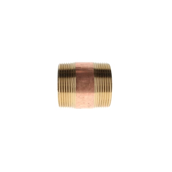 1-1/2" x 2" Red Brass Pipe Nipple