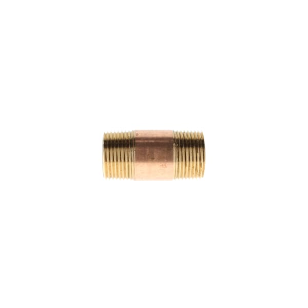 3/4" x 2-1/2" Red Brass Pipe Nipple