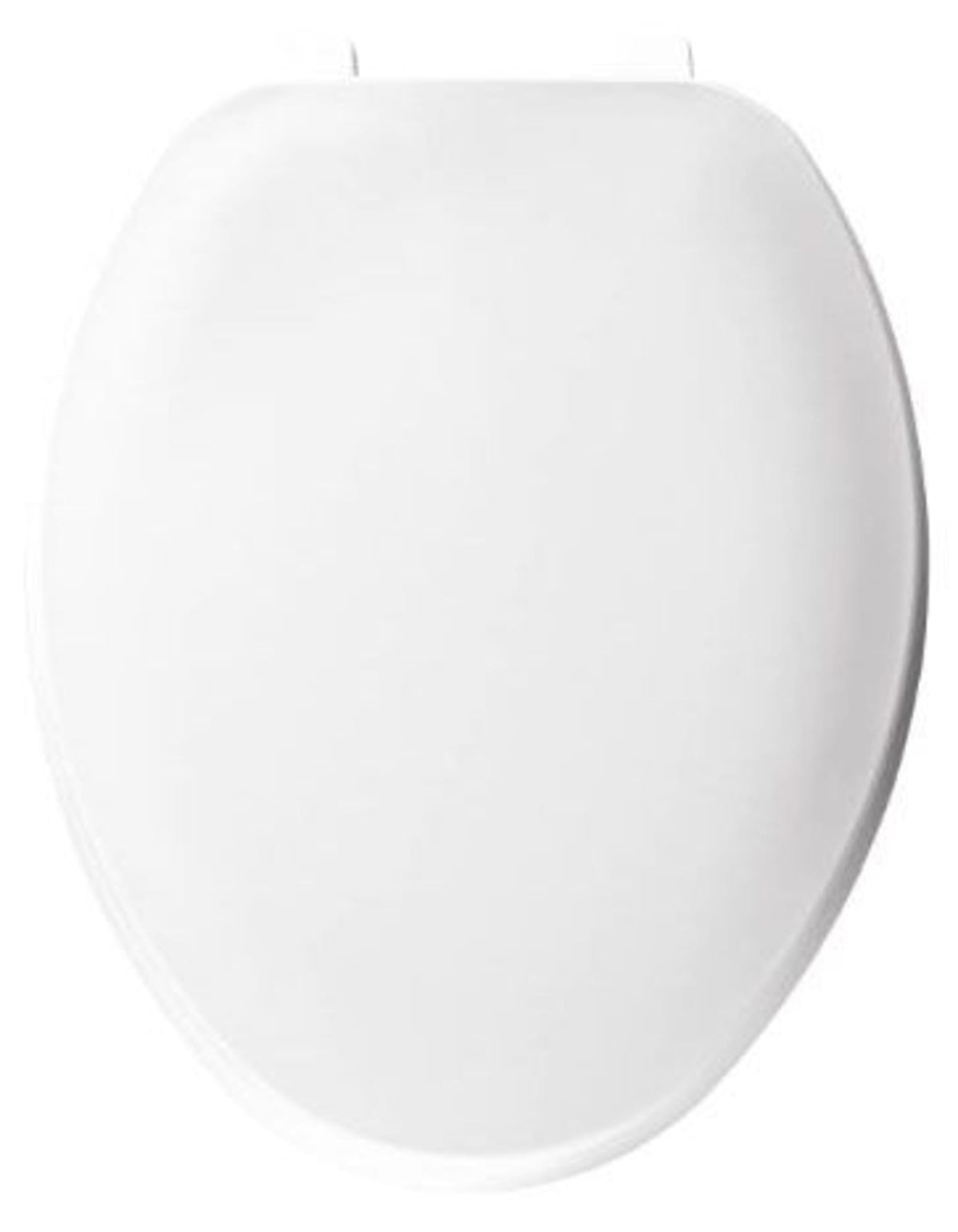 Bemis - Top-Tite® 14-1/8" x 18-5/8", 1-9/16" H, White, Plastic, Elongated, Closed Front, Toilet Seat with Cover