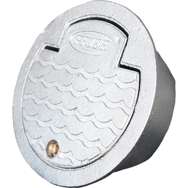 PRIER Brass Heavy Round Commercial Wall Hydrant Box