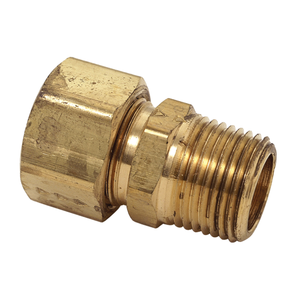 1/4" Compression Male Adapter Drill Through (No Tube Stop)