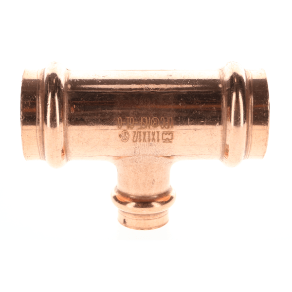 1" x 1" x 1/2" Copper Press Fittings - Tee P x P x P