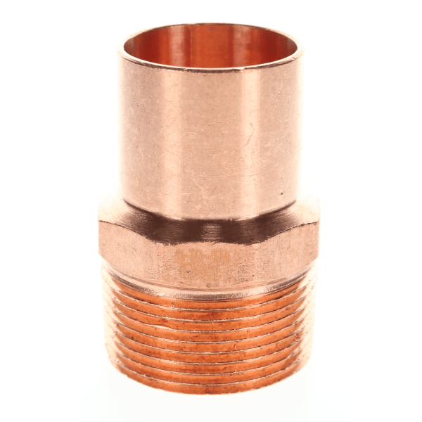 1-1/2" Copper Sweat Fittings - Fitting Male Adapter Ftg x MPT