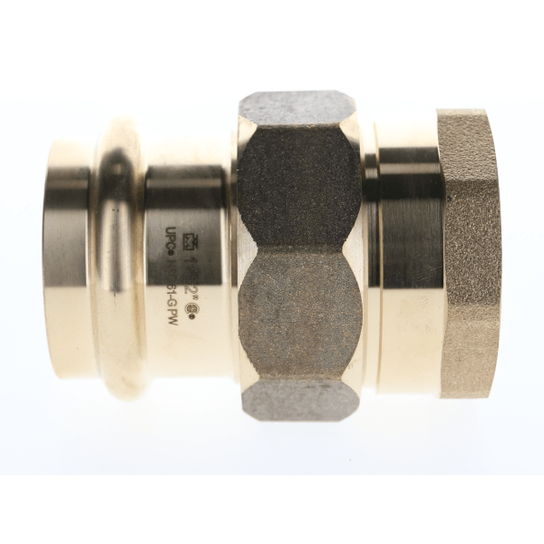 1-1/2" Copper Press Fittings - Union PxF P x FPT