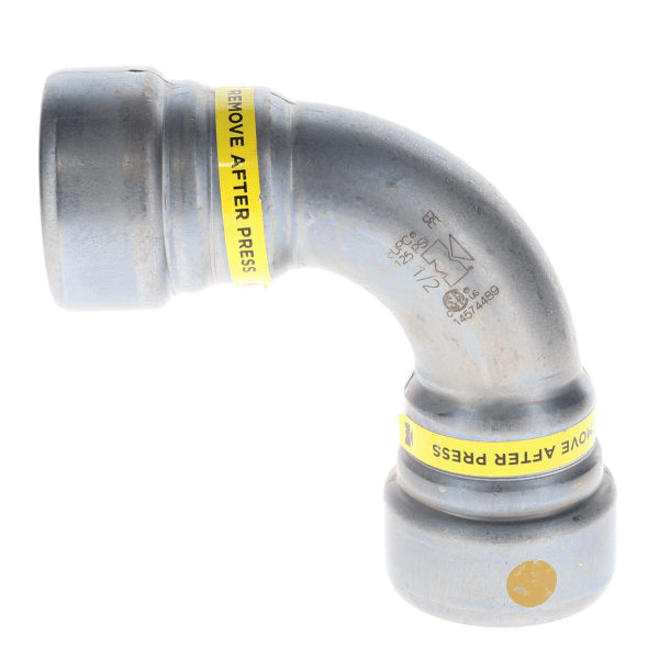 1/2" Carbon Steel Press Fittings - Gas - 90 Degree Elbow P x P