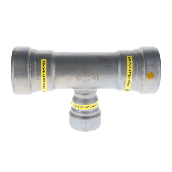 1" x 1" x 1/2" Carbon Steel Press Fittings - Gas - Tee P x P x P