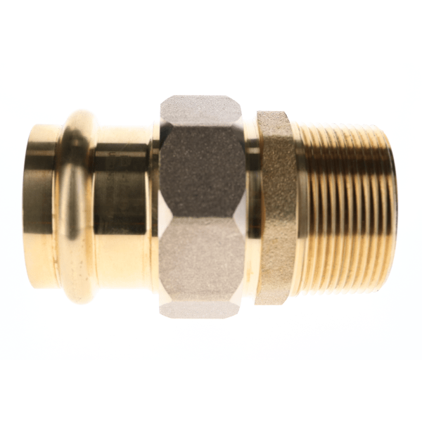 1" Copper Press Fittings - Union PxM P x MPT